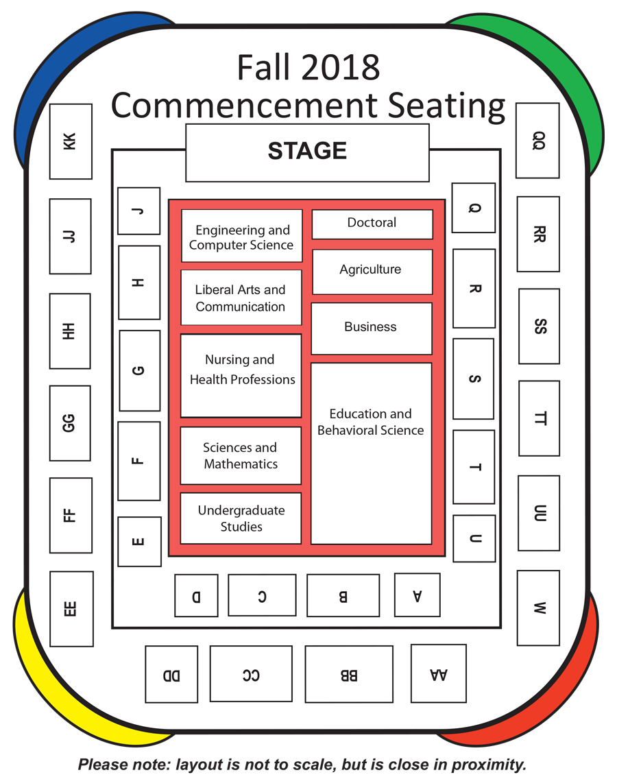 Commencement Ceremony Seating Chart