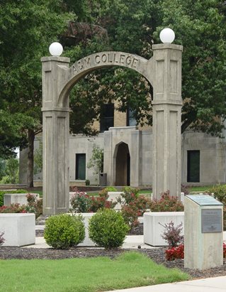 Memorial Arch on the A-State campus