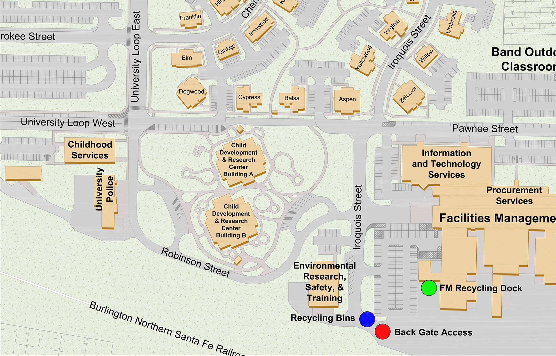 Map of Recycling Locations