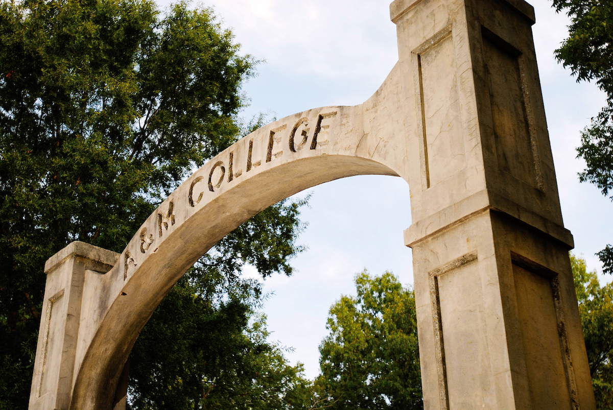 The Historic Arch is the oldest structure on campus.