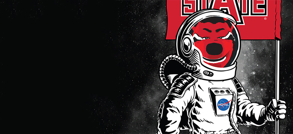 Howl in a Space Suit, planting the A-State flag on another planet