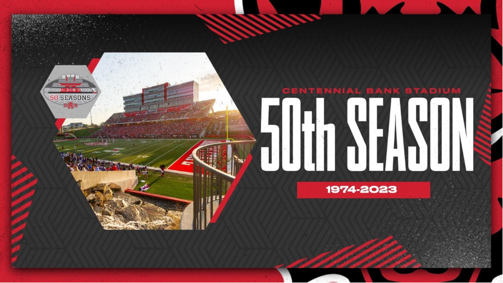 A-State Football Celebrating Home Stadium’s 50th Season in 2023