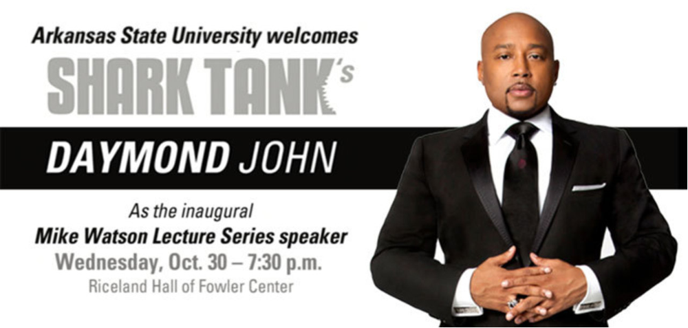 Some Tickets Now Available for Daymond John Lecture