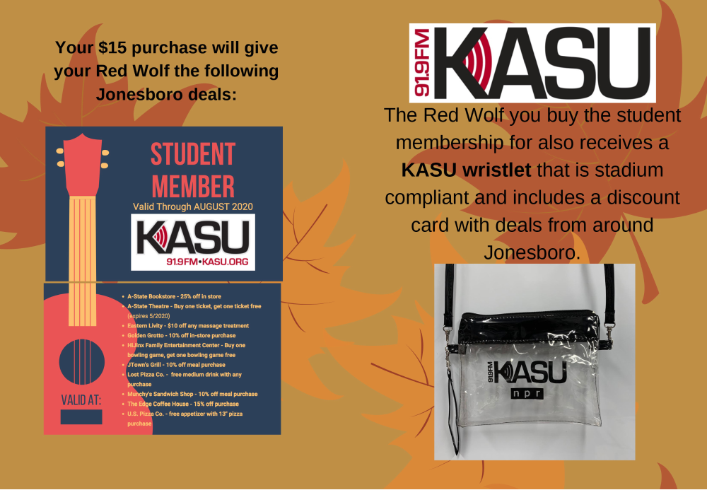 KASU Offers Special Student Membership in Fundraising Efforts