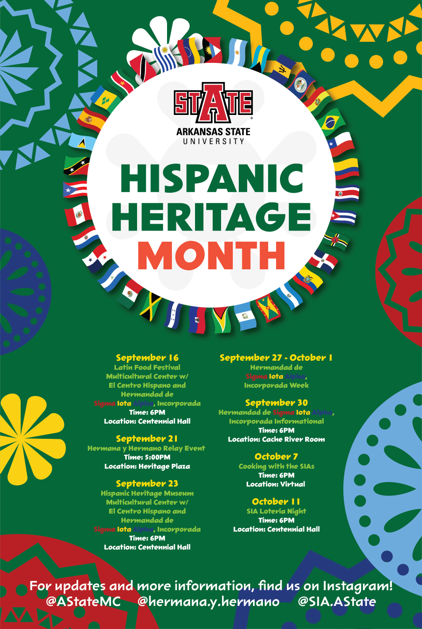 Hispanic Heritage Month Celebration Begins Thursday with Food Festival