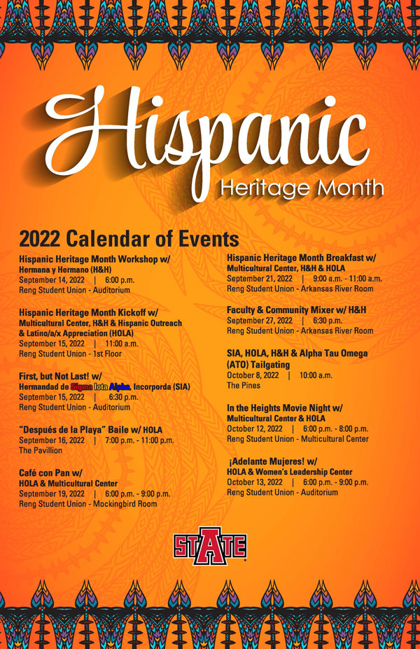Hispanic Heritage Month Celebration Begins with Kickoff Event Thursday