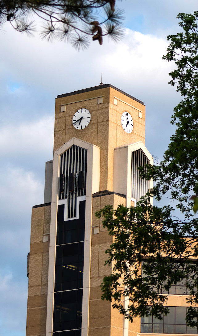 Library Tower Lightings Celebrate Area School Graduations