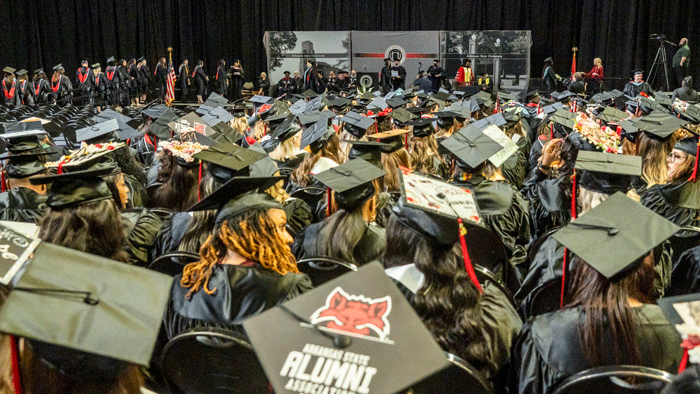 Approximately 1880 Students Graduate from Arkansas State University in Fall Ceremony