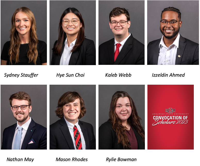 Seven Exemplary Students Chosen for  2022-2023 Distinguished Service Awards