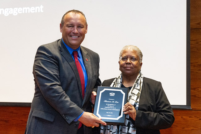 Staff Members Recognized at Retirement and Years of Service