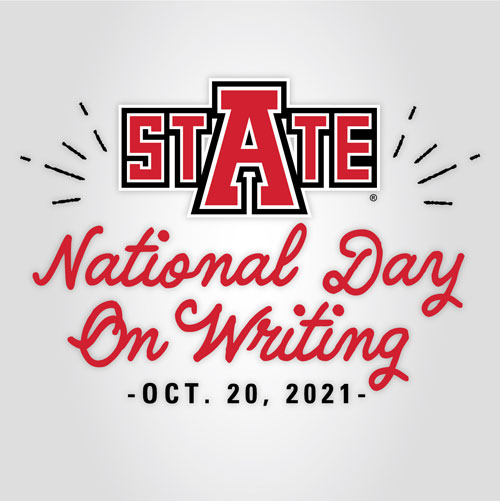 A-State to Celebrate National Day on Writing with Guest Speaker and Special Activities