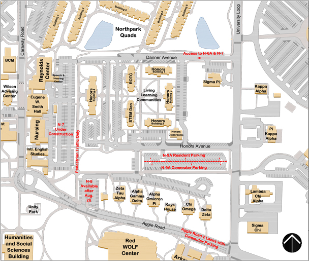 Updated Parking Map 2013