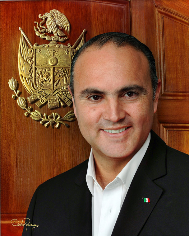 Governor Jose Eduardo Calzada Rovirosa of Queretaro, Mexico
