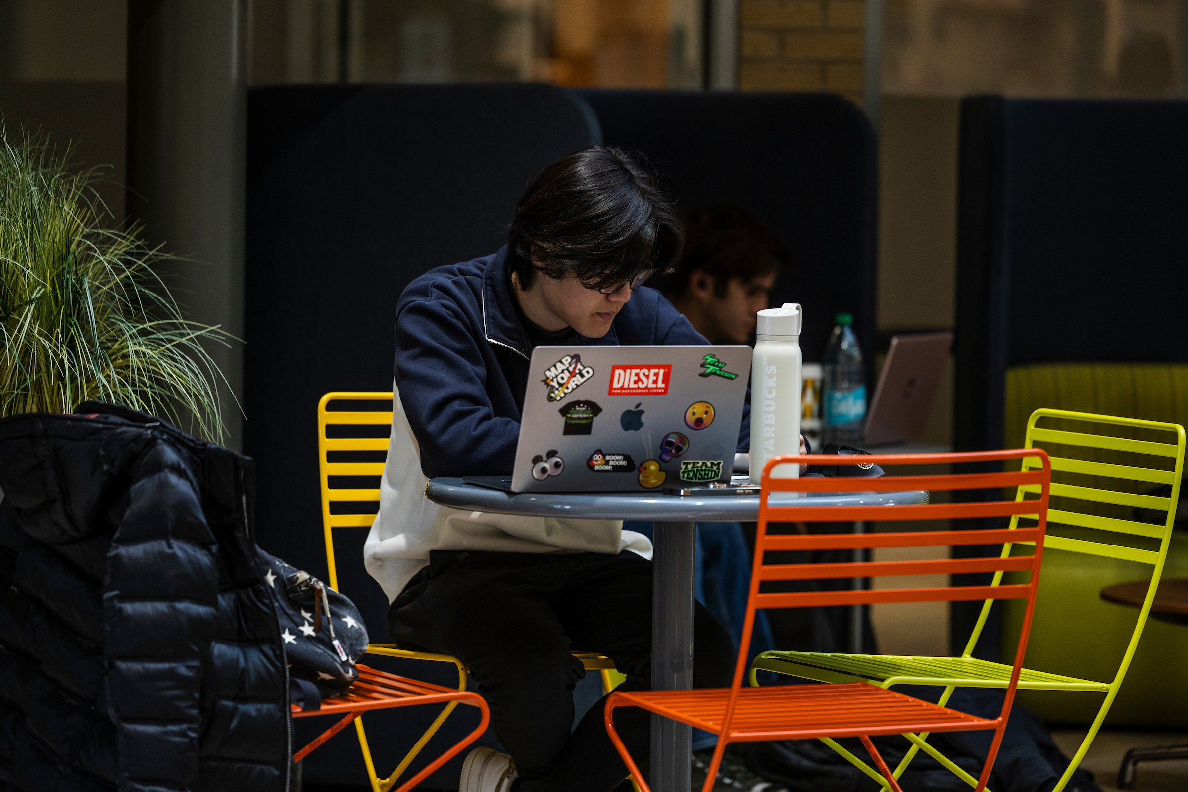 The Humanities and Social Sciences Building is a popular study spot on the A-State campus.