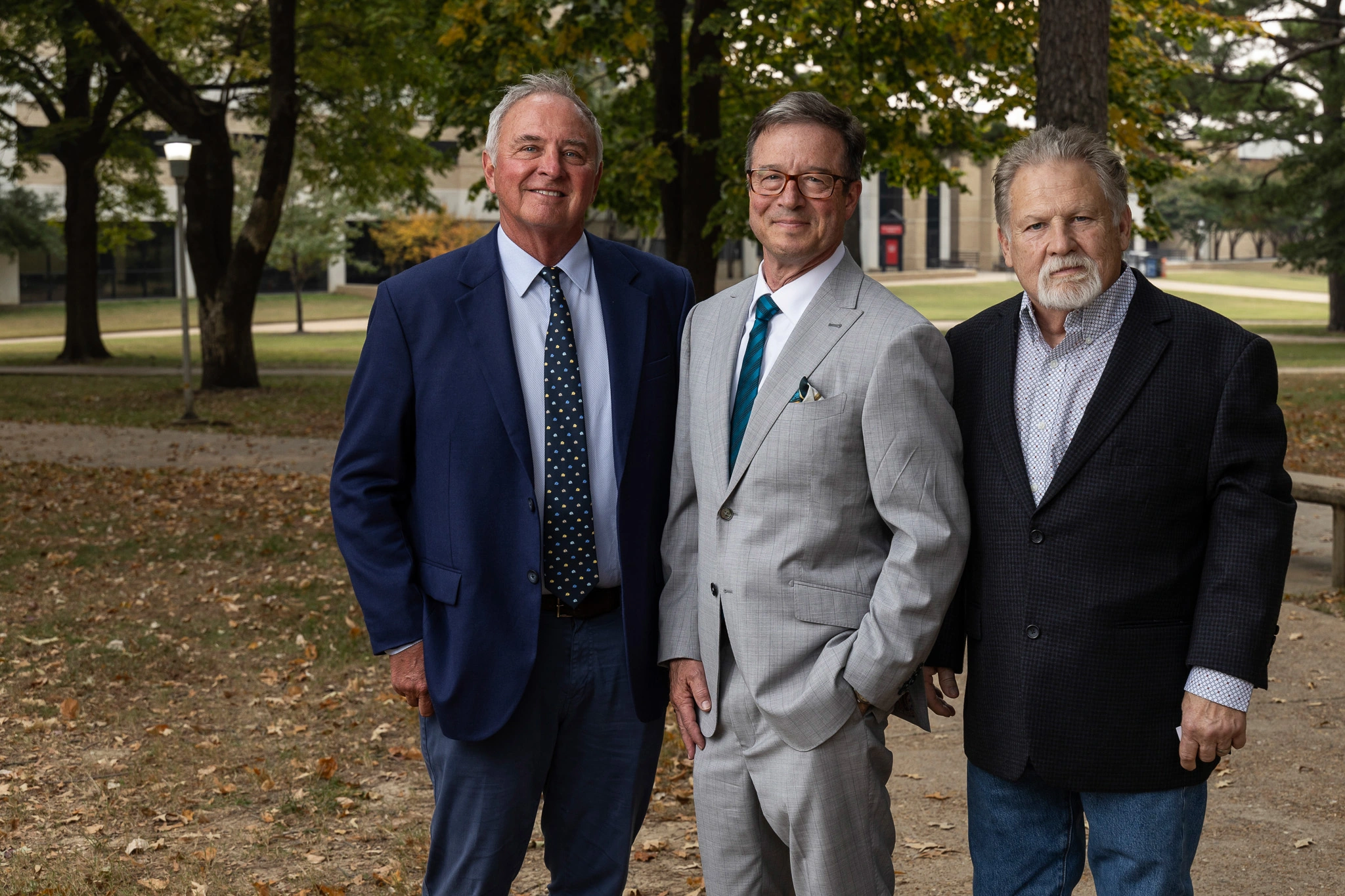 A-State Alumni Dr. Wayne Whitney, Dr. Harry Smith III, and Dr. Steve Eubanks.